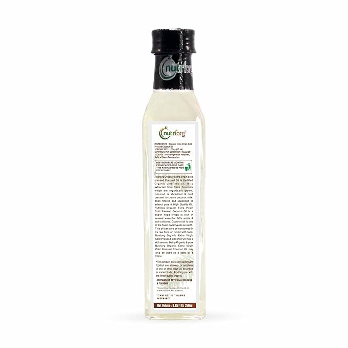 ORGANIC VIRGIN COCONUT OIL 360 ML