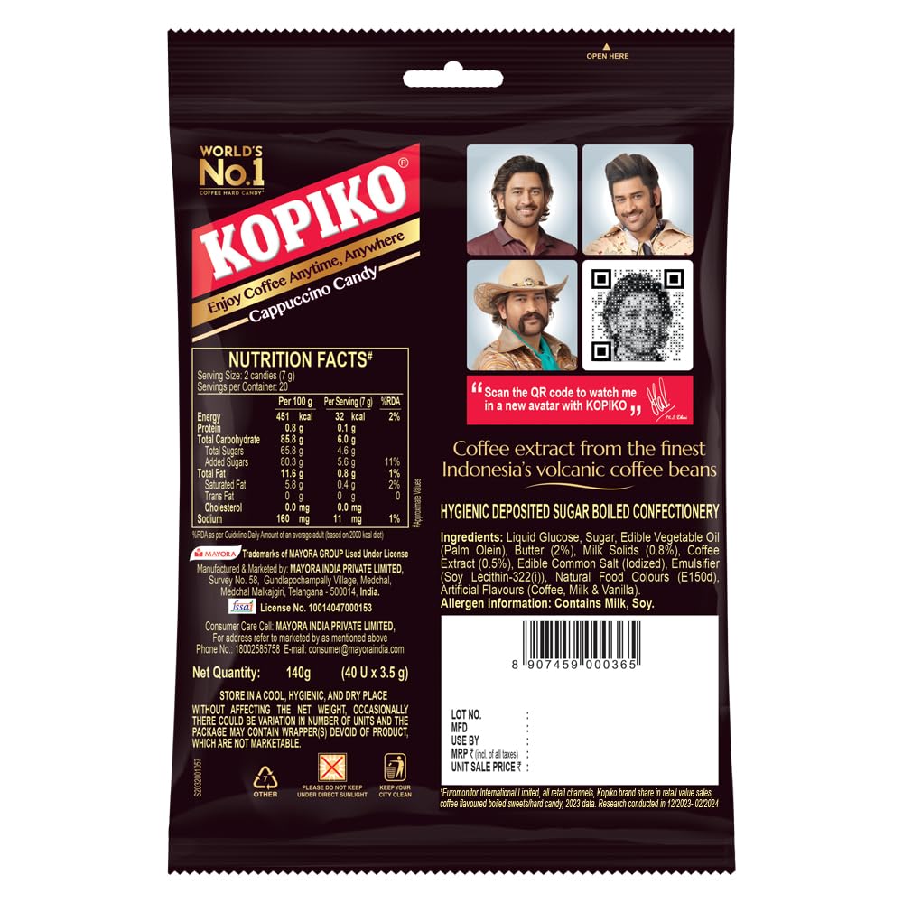 KOPIKO CAPPUCCINO CANDY