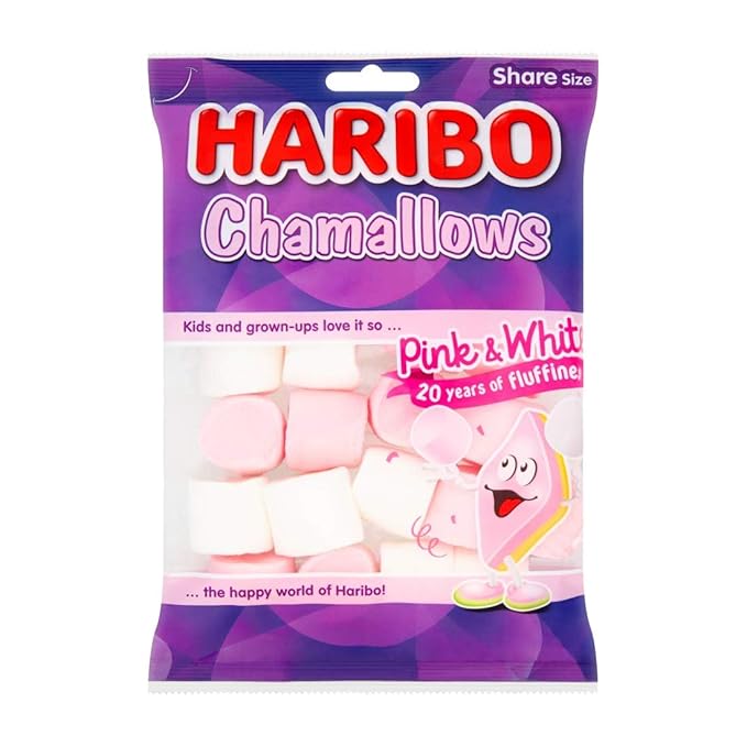 HARIBO CHAMALLOWS PINK & WHITE NEW