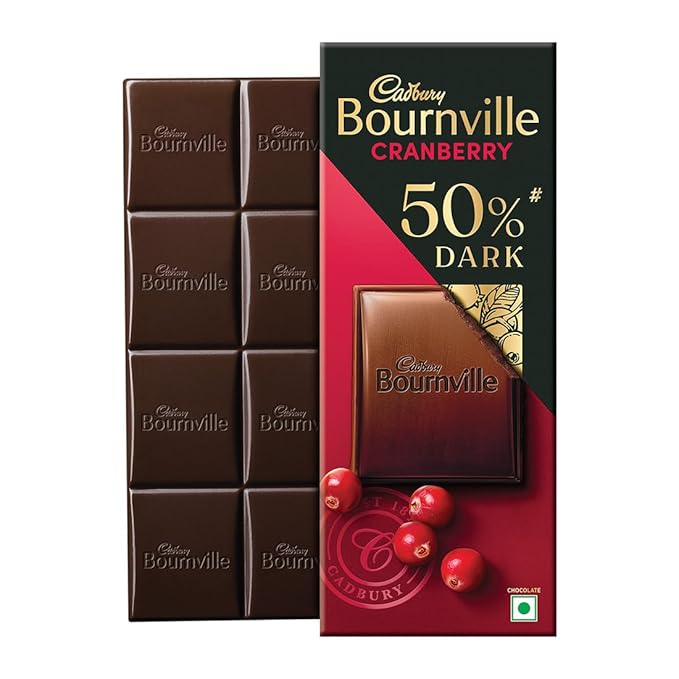 CADBURY 50% CRANBERRY BOURNVILLE 78 GM