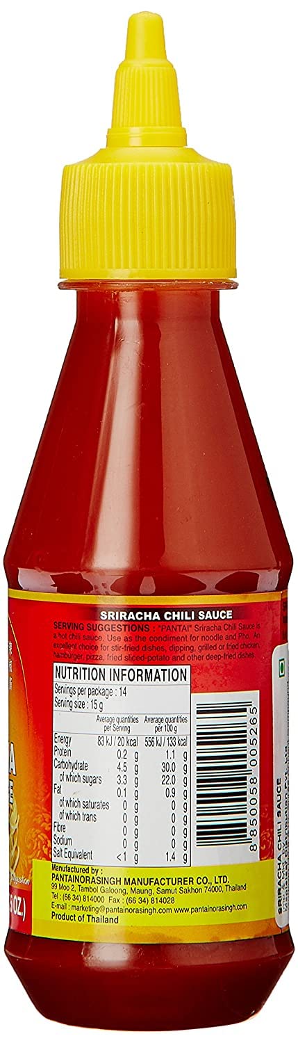 PANTAI SRISACHA CHILLI SAUCE 200 ML