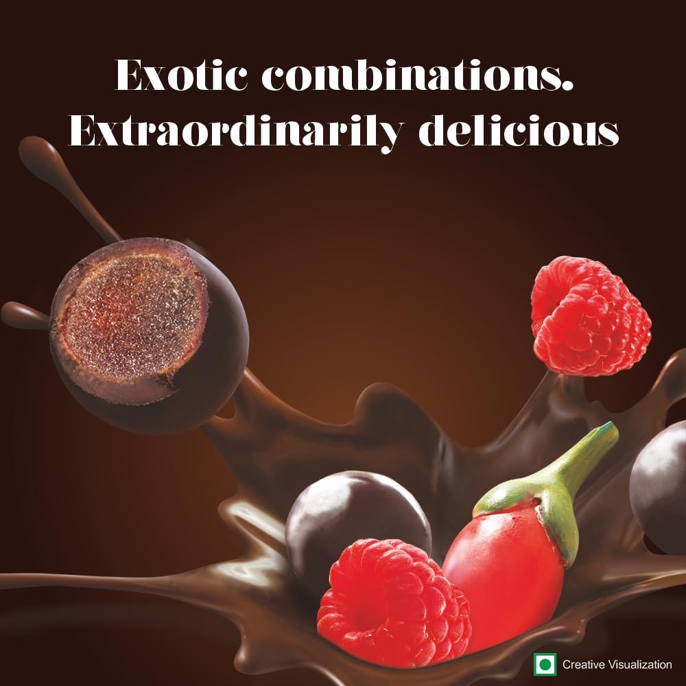 HERSHEYS EXOTIC DARK RESPBERRY & GOJI 100G
