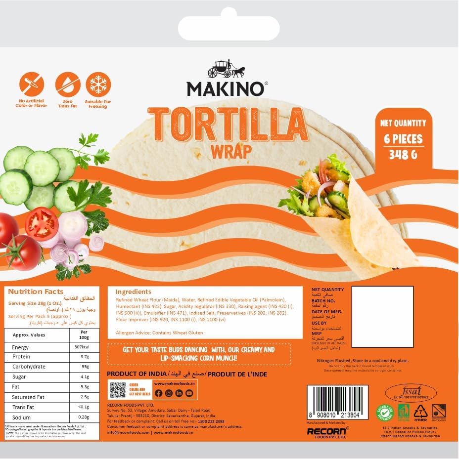 MAKINO TORTILLA WRAPS