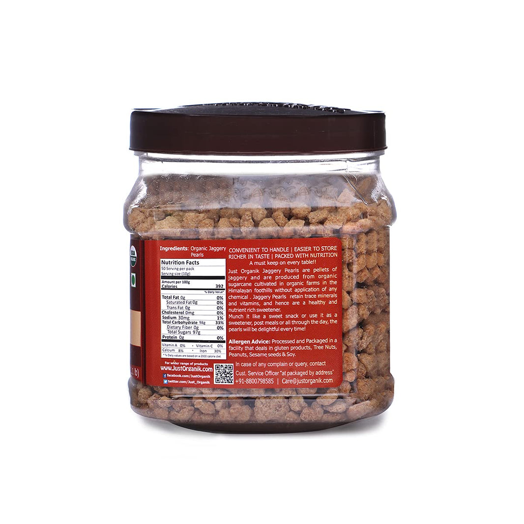 JUST ORGANIK JAGGERY PEARLS 500G