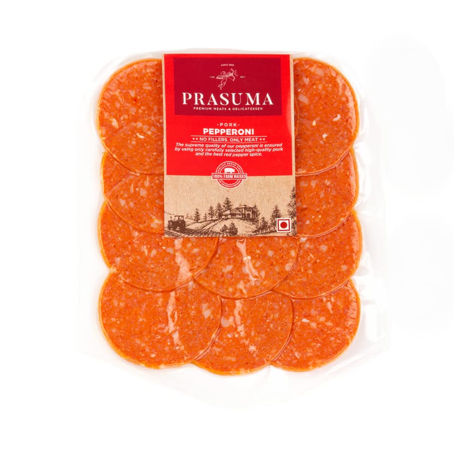 PRASUMA FROZEN PORK PEPPERONI SALAMI 100GM