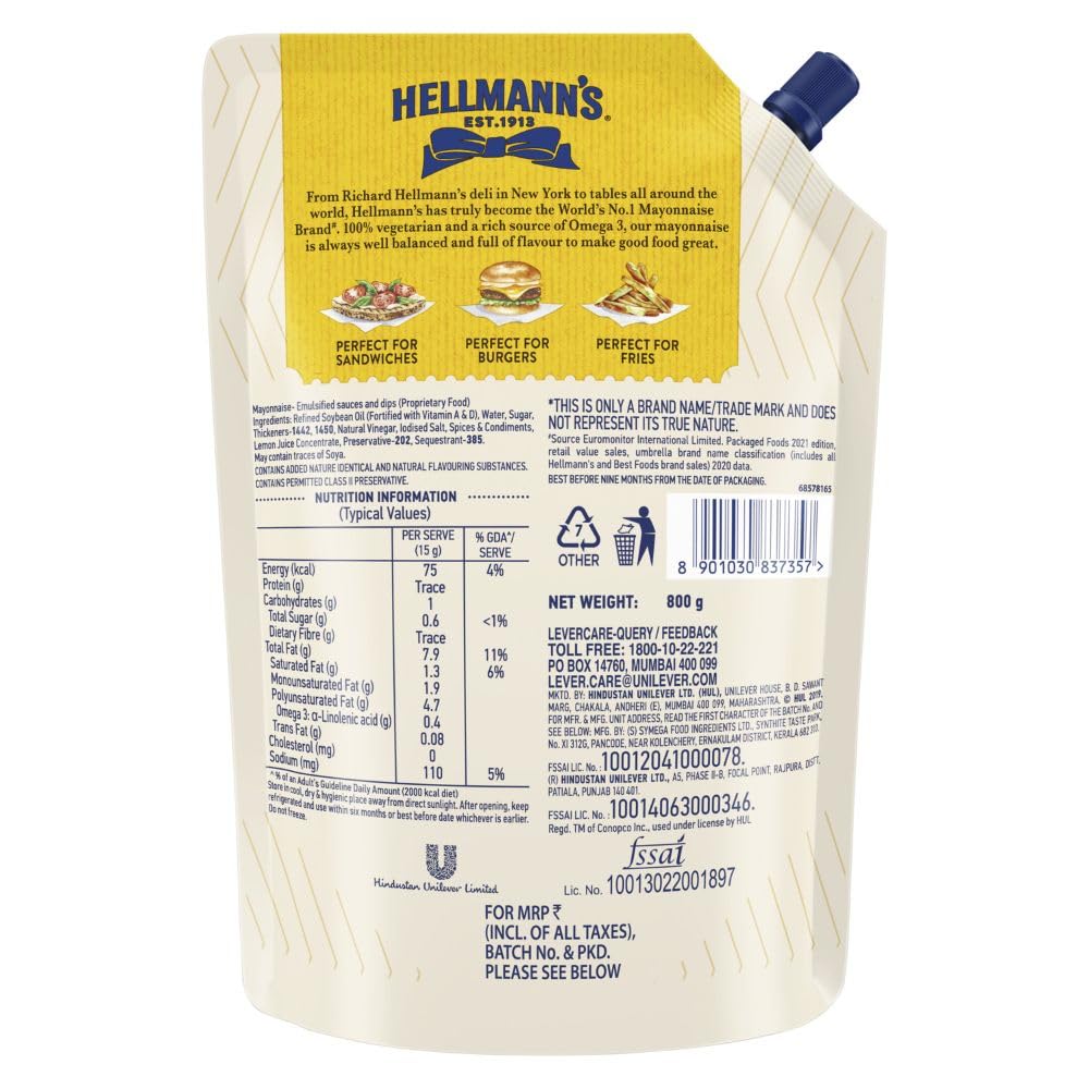 HELLMANN'S MAYONNAISE REAL