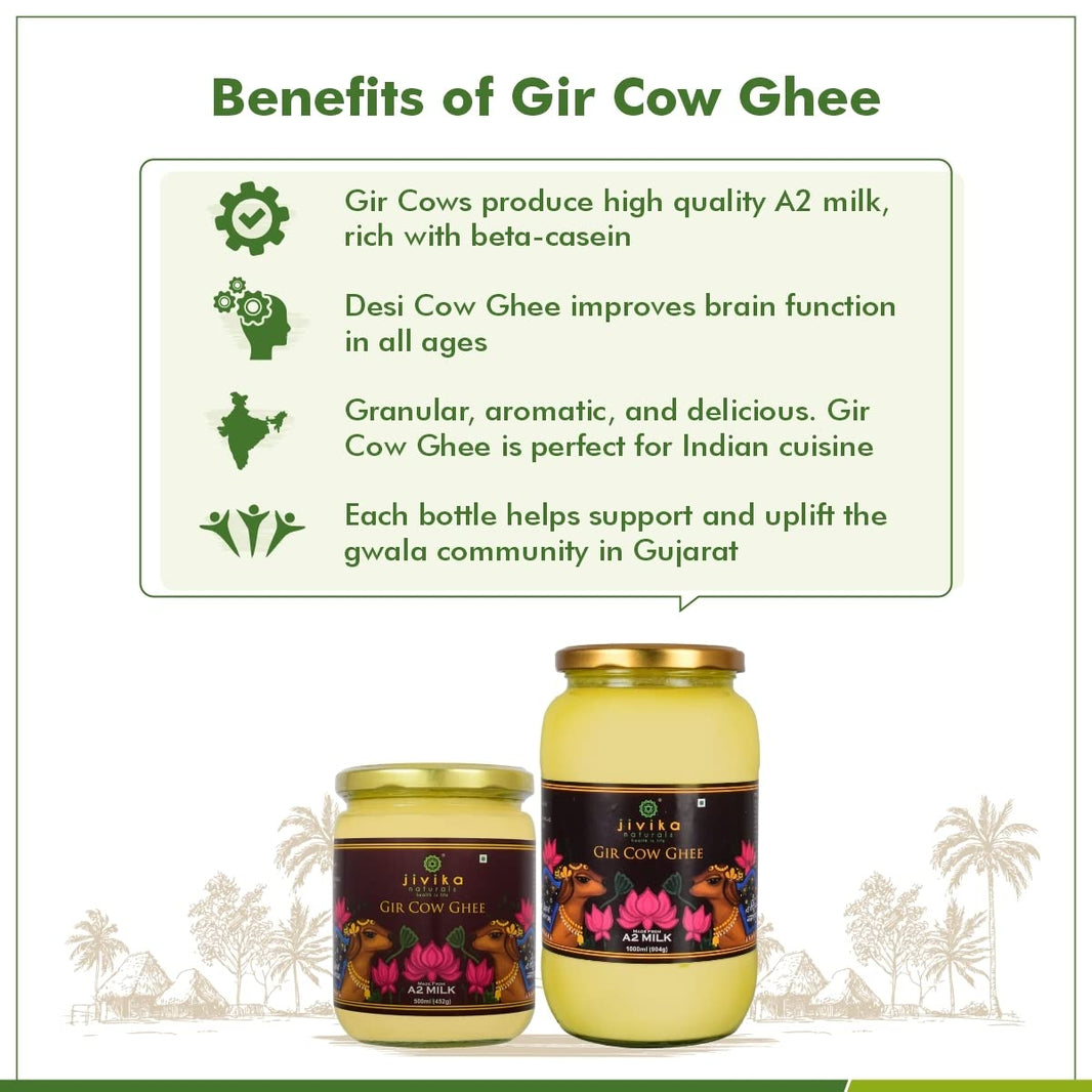 JIVIKA NATURAL GIR COW GHEE 250 ML