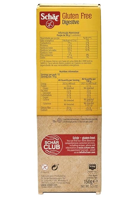 SCHAR CKS DIGESTIVE LANDTALER GF BX 150G
