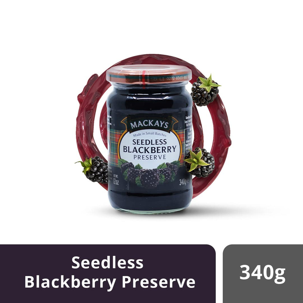 MACKAYS SEEDLESS BLACKBERRY PRESERVE