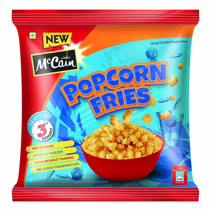 MCCAINS POPCORN FRIES 400 GM