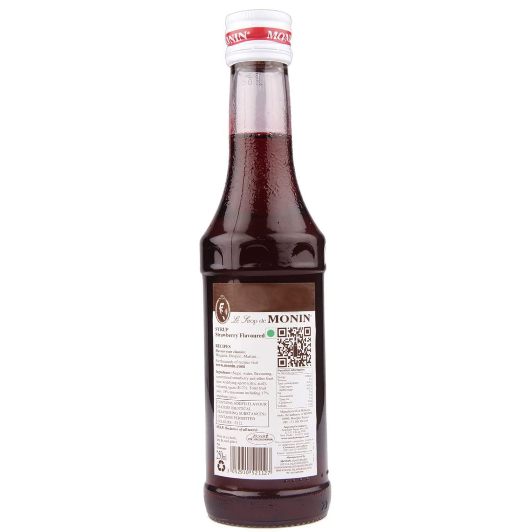 MONIN LIQ CONC STRAWBERRY BT 250ML