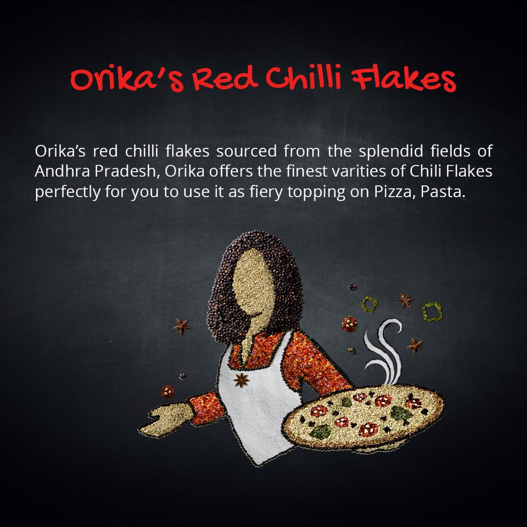 ORIKA RED CHILLI FLAKES 40 GM