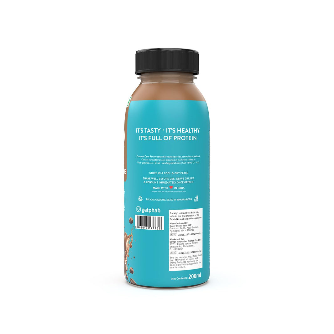 PHAB PROTEIN MILK SHAKE COLD COFFEE 200 ML