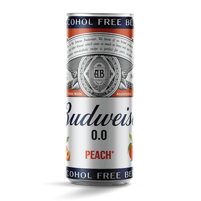 BUDWEISER PEACH FLV CAN 330 ML