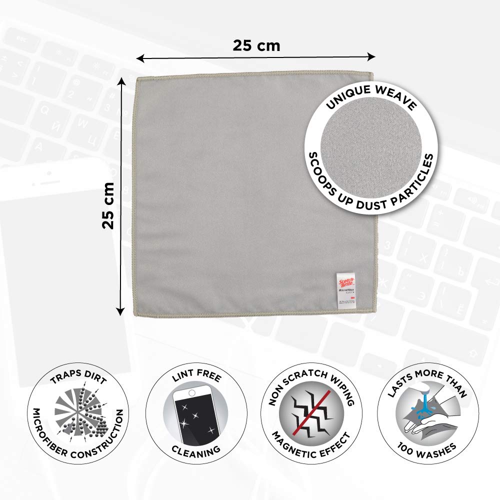 SCOTCH BRITE MICROFIBER POLISHING WIPE 1N