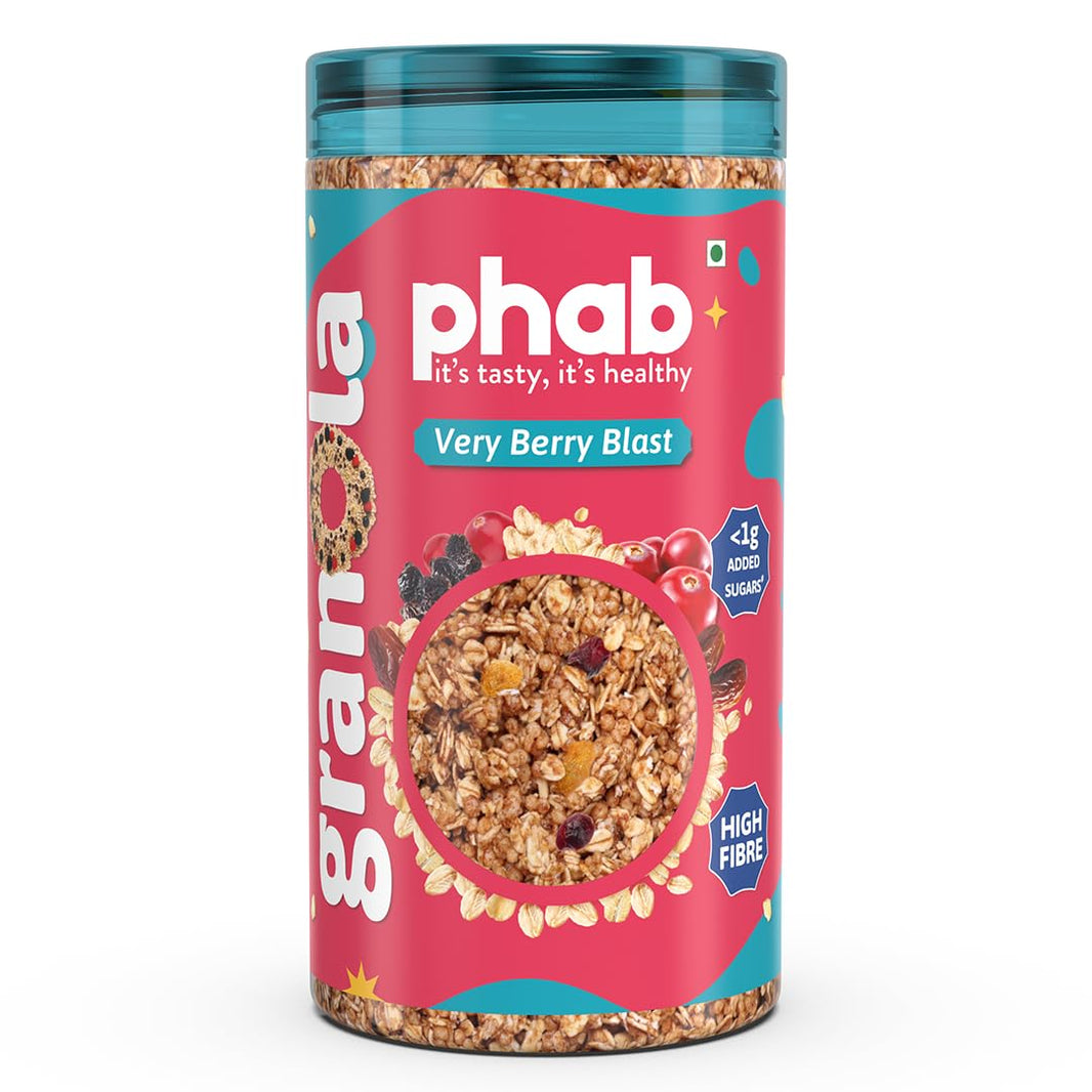 PHAB GRANOLA VERY BERRY BLAST 245 GM