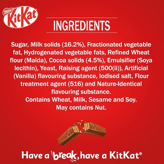 NETLE KITKAT 4 FINGERS 38.5 GM