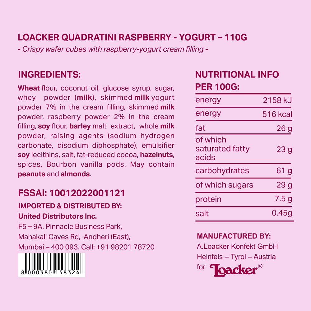 LOACKER RESBERRY-YOGHURT 110G
