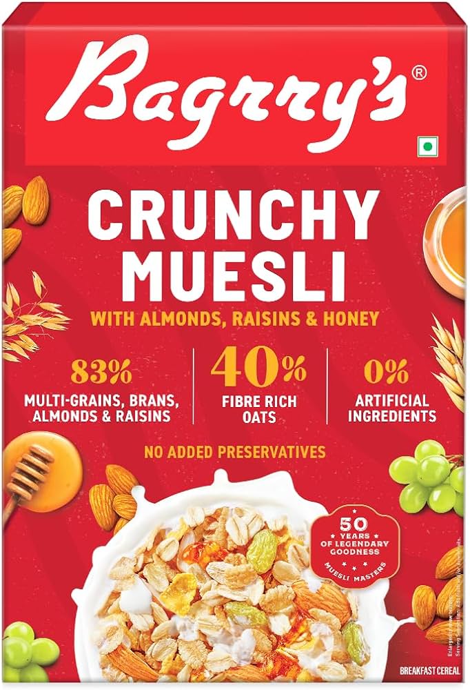 BAGRRYS CRUNCHY MUESLI 500G