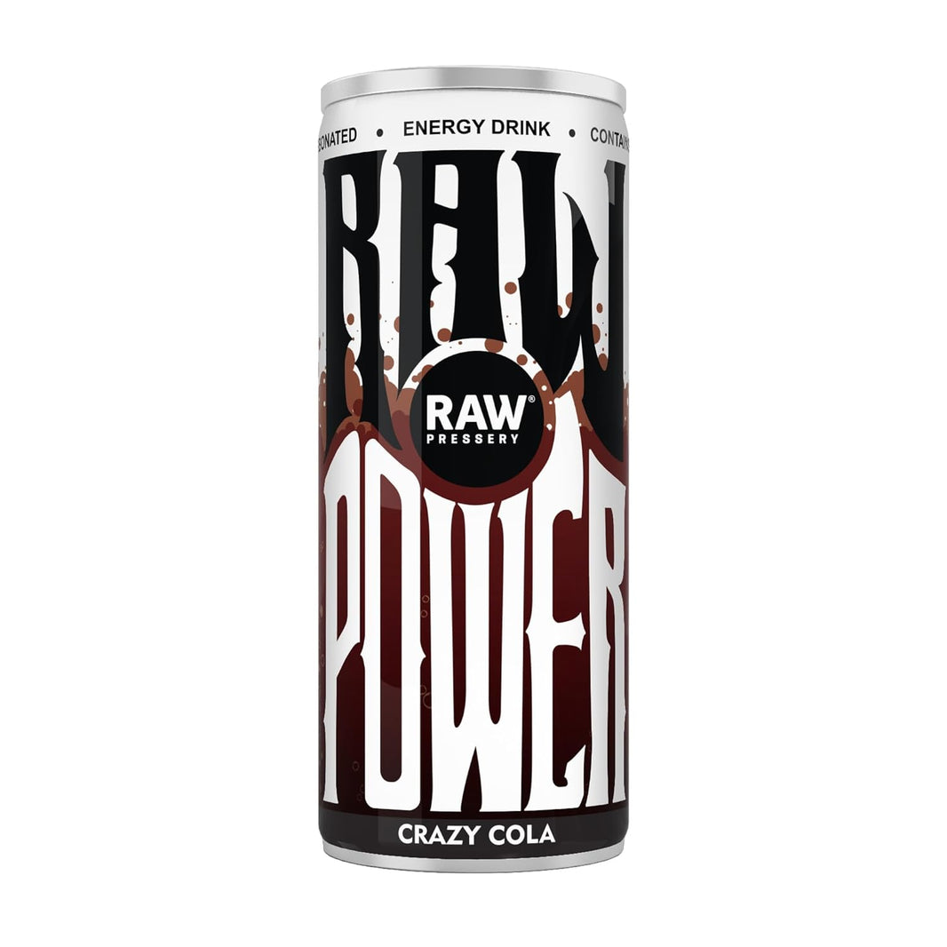 RAW RAW POWER CRAZY COLA  ENERGY DRINK
