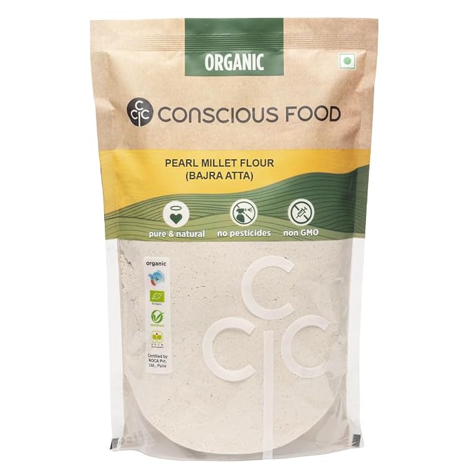 CONSCIOUS FOOD PEARL MILLET FLOUR 500 GM