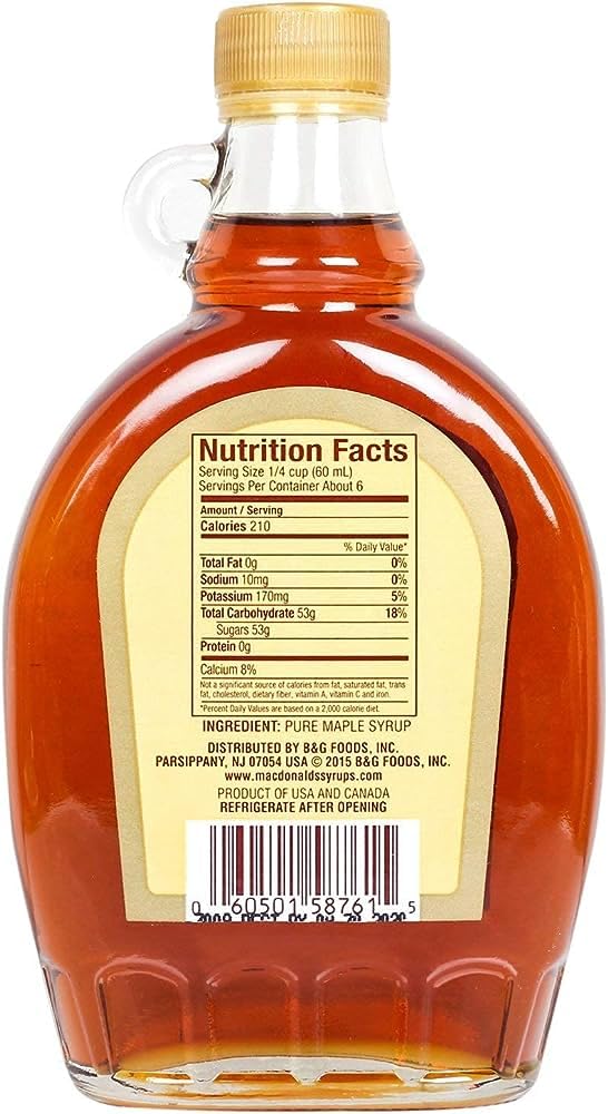 MACDONALDS MAPLE SYRUP 250ML