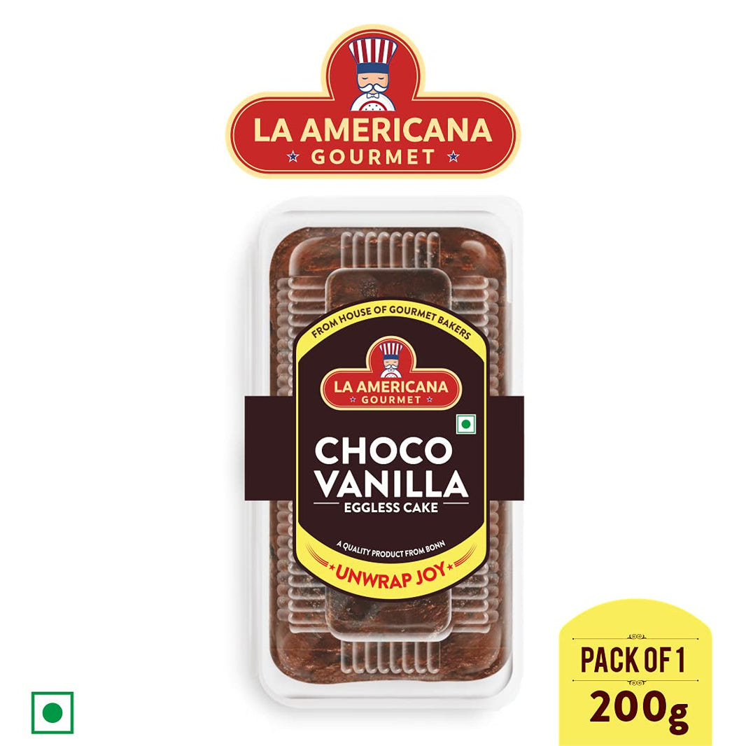 LA AMERICANA  CHOCO VANILLA CAKE200