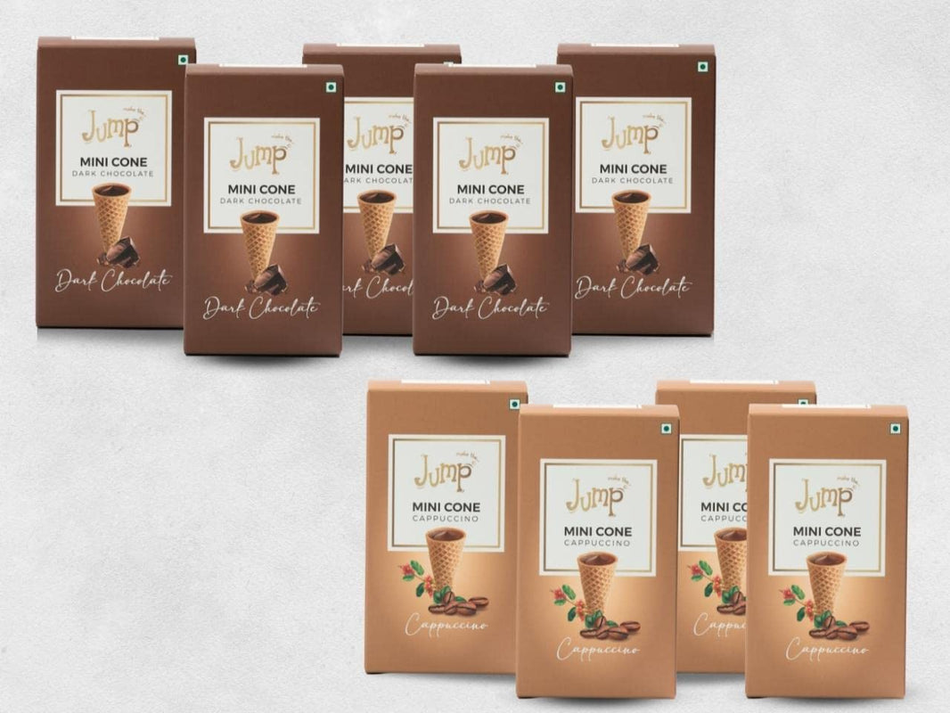 MAKE THE JUMP MINI CONE DARK CHOCOLATE