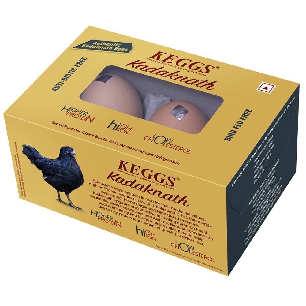 KEGGS KADAKNATH EGGS - 6 PCS