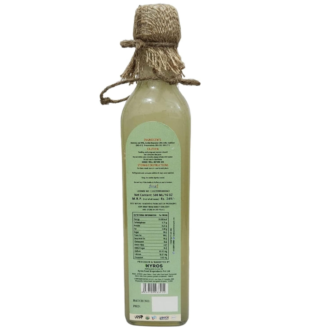 NATURE FARM ORGANIC ALOE VERA JUICE 500 ML