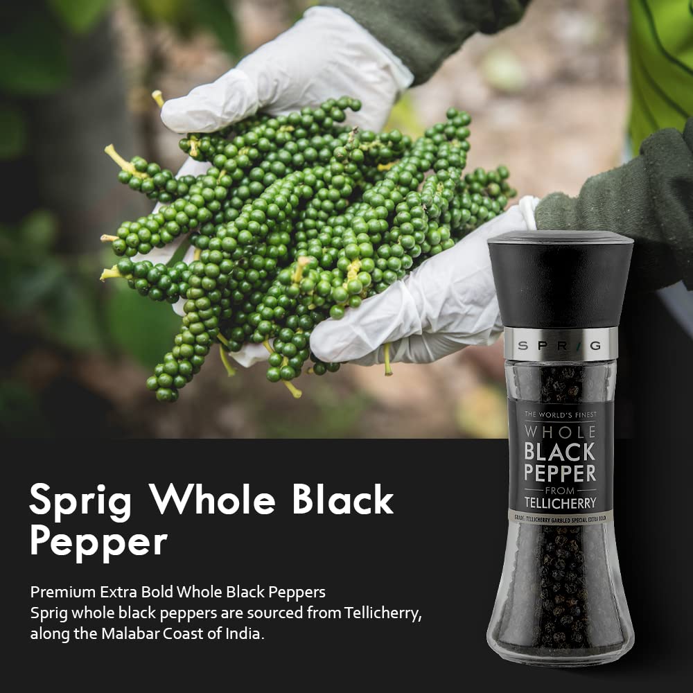 SPRIG BLACK PEPPER TELLICHERY 100g