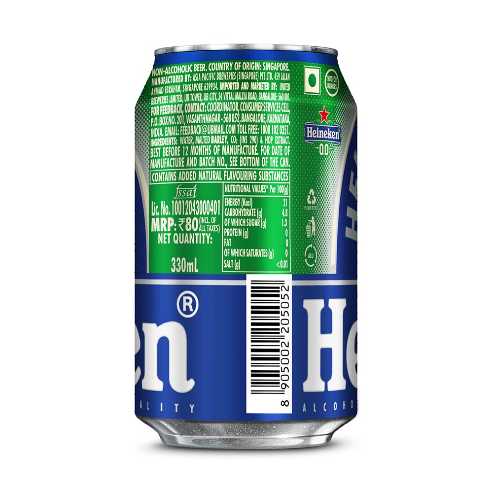 HEINEKEN0.0 BEER 330 ML