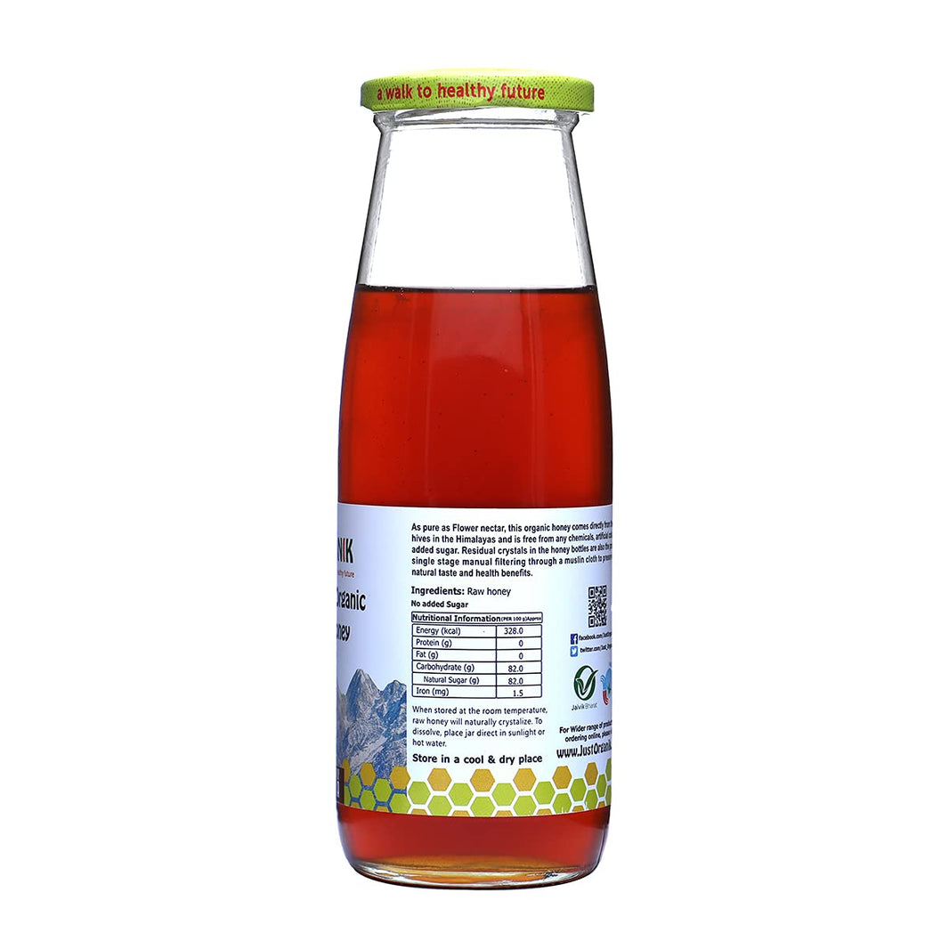 JUST ORGANIK HIMALYAN ORGANIC RAW HONEY 500G