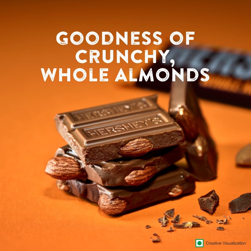 HERSHEYS WHOLE ALMONDS 40GM