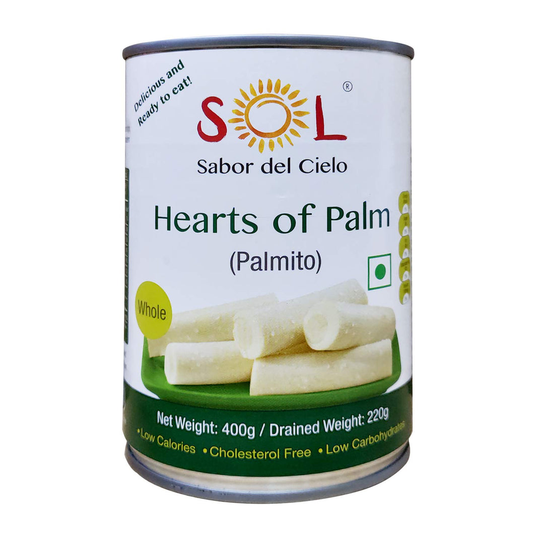 Sol Whole Hearts of Palm (Palmito) 400G