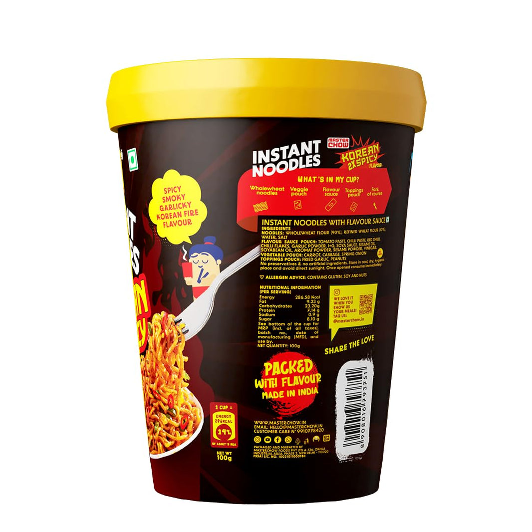 MASTER CHOW 2X SPICY CUP NOODLES