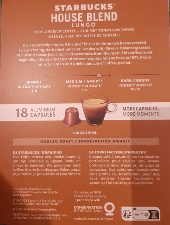 STARBUCKS CAPSULES HOUSE BLEND