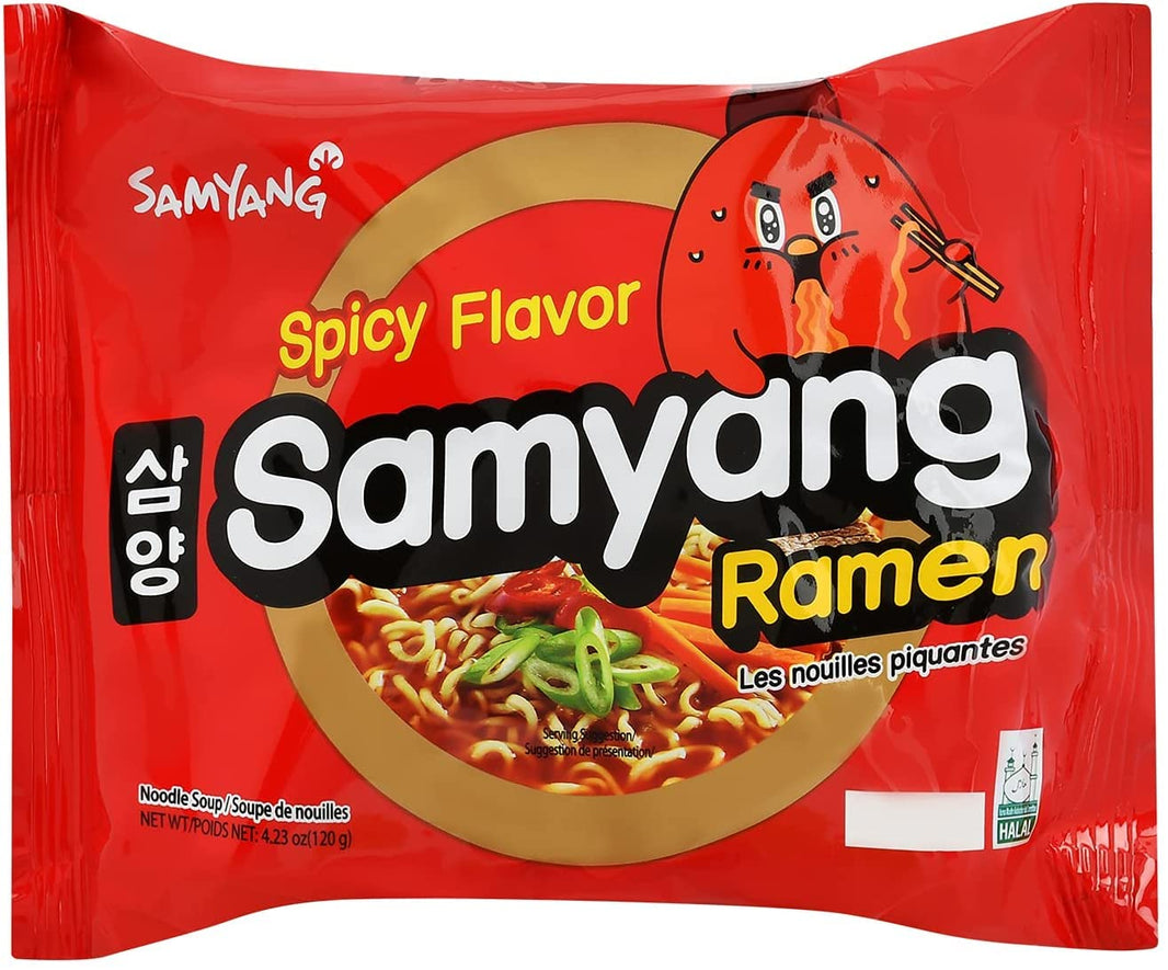 SAMYANG RAMEN SPICY NOODLES 120 GM