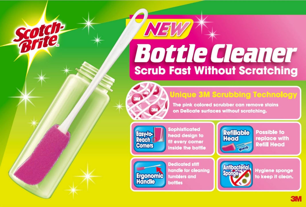 SCOTCH BRITE BOTTLE CLEANER 1N