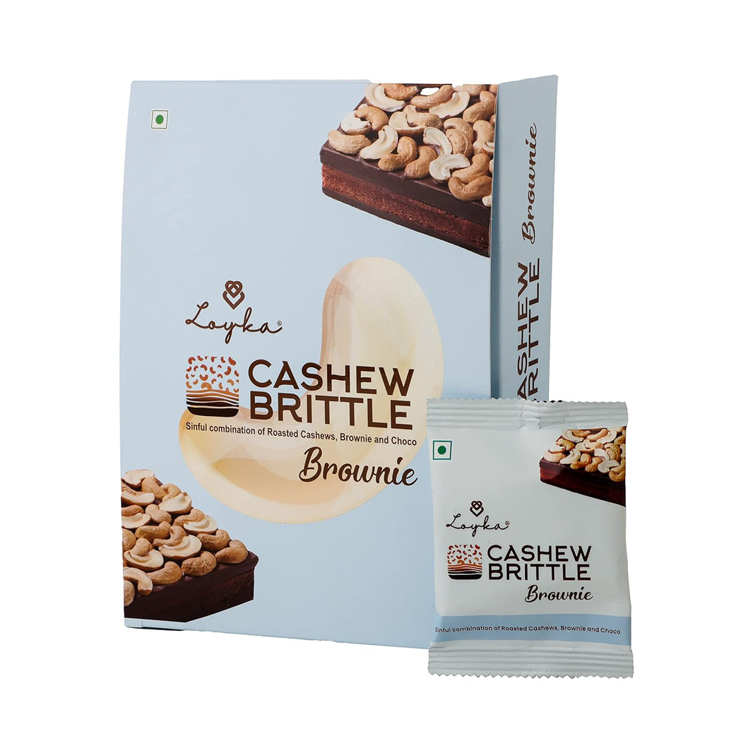LAYKA CASHEW BRITTLE BROWNIE