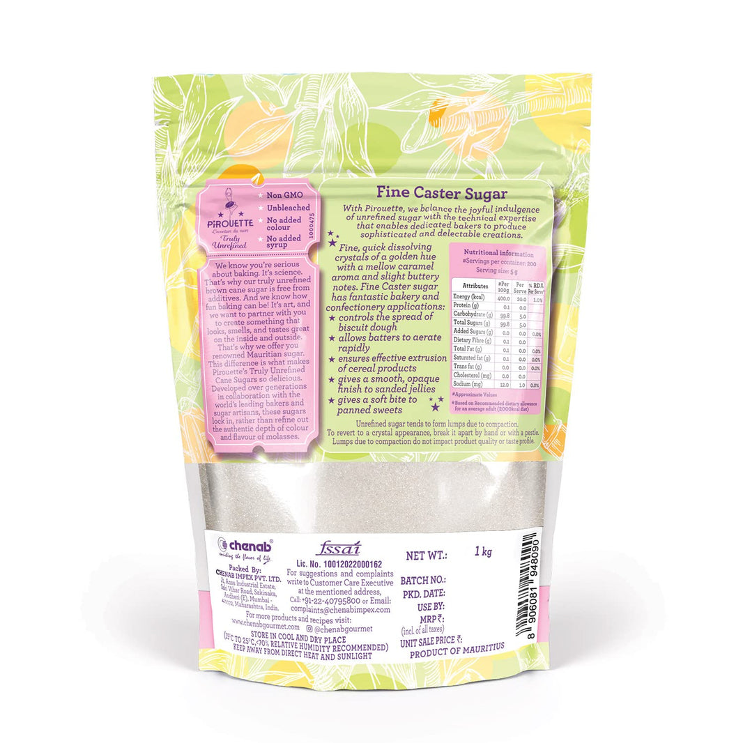 PIROUETTE FINE CASTER SUGAR 1 KG