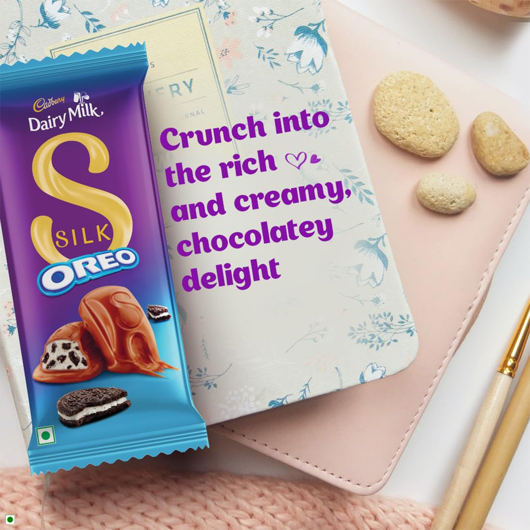 CADBURY DAIRY MILK SILK OREO 58.5 GM