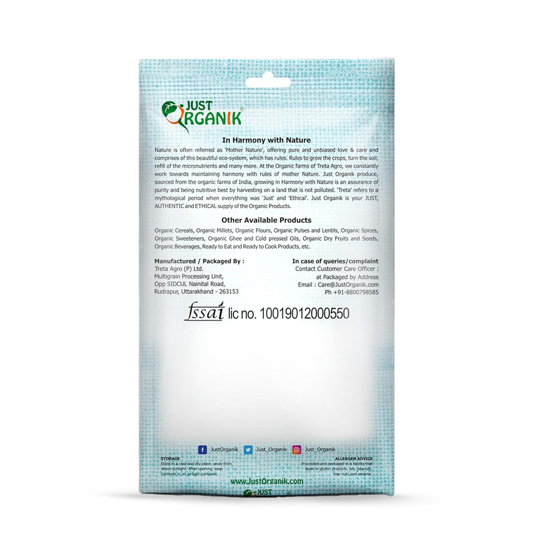 JUST ORGANIK BROWN TOP MILLET 500 GM