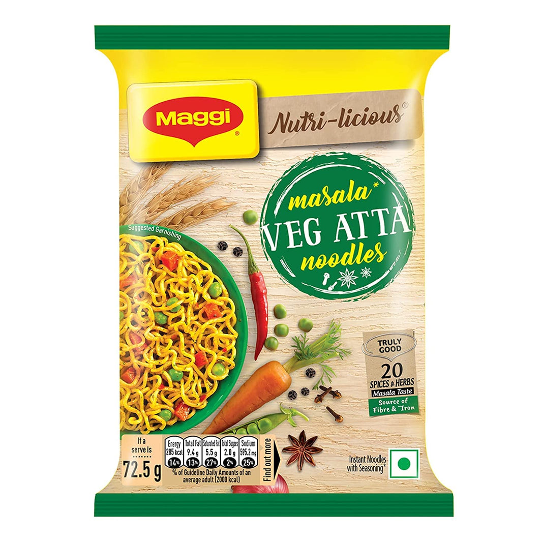 MAGGI VEG ATTA NOODLES 72.5GM