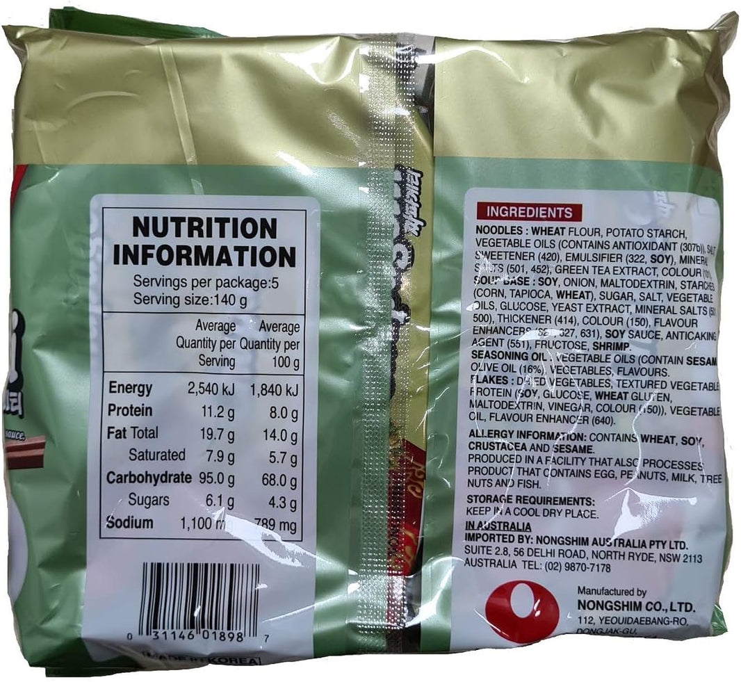 NONGSHIM CHAPAGETTI 140 GMS