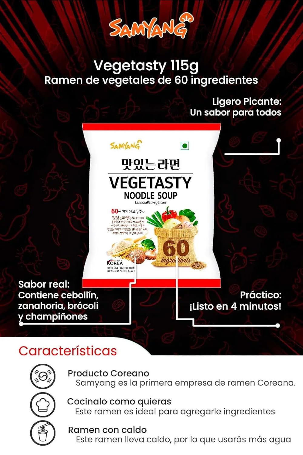 SAMYANG VEGETABLE NOODLE SOUP