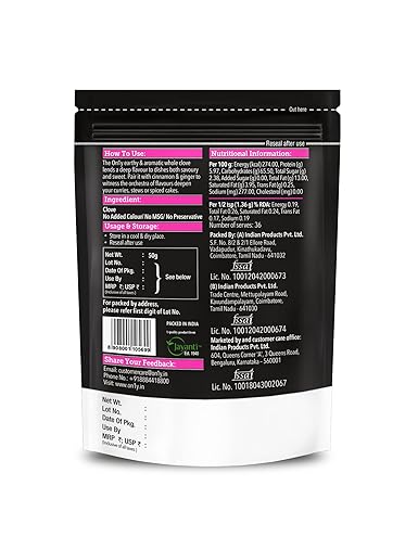 ON1Y CLOVES WHOLE 50 GM
