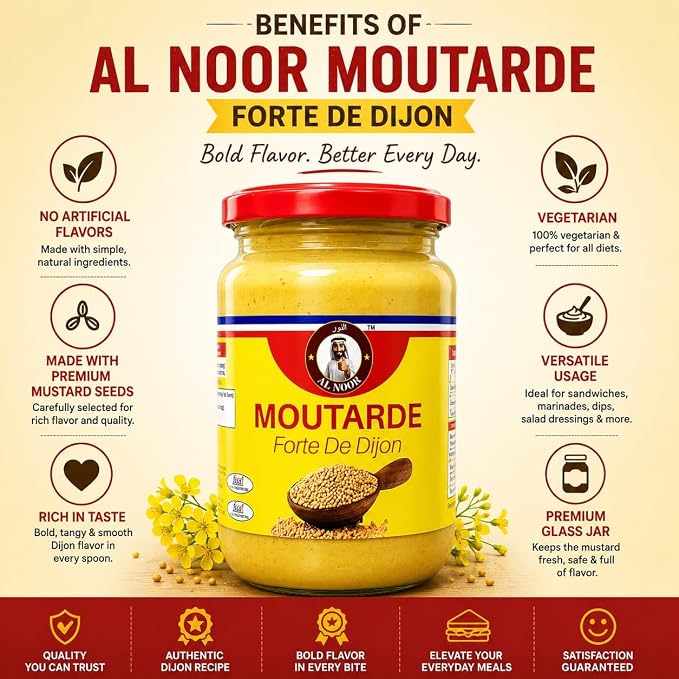 COVINOR DIJON MUSTARD 370 GM