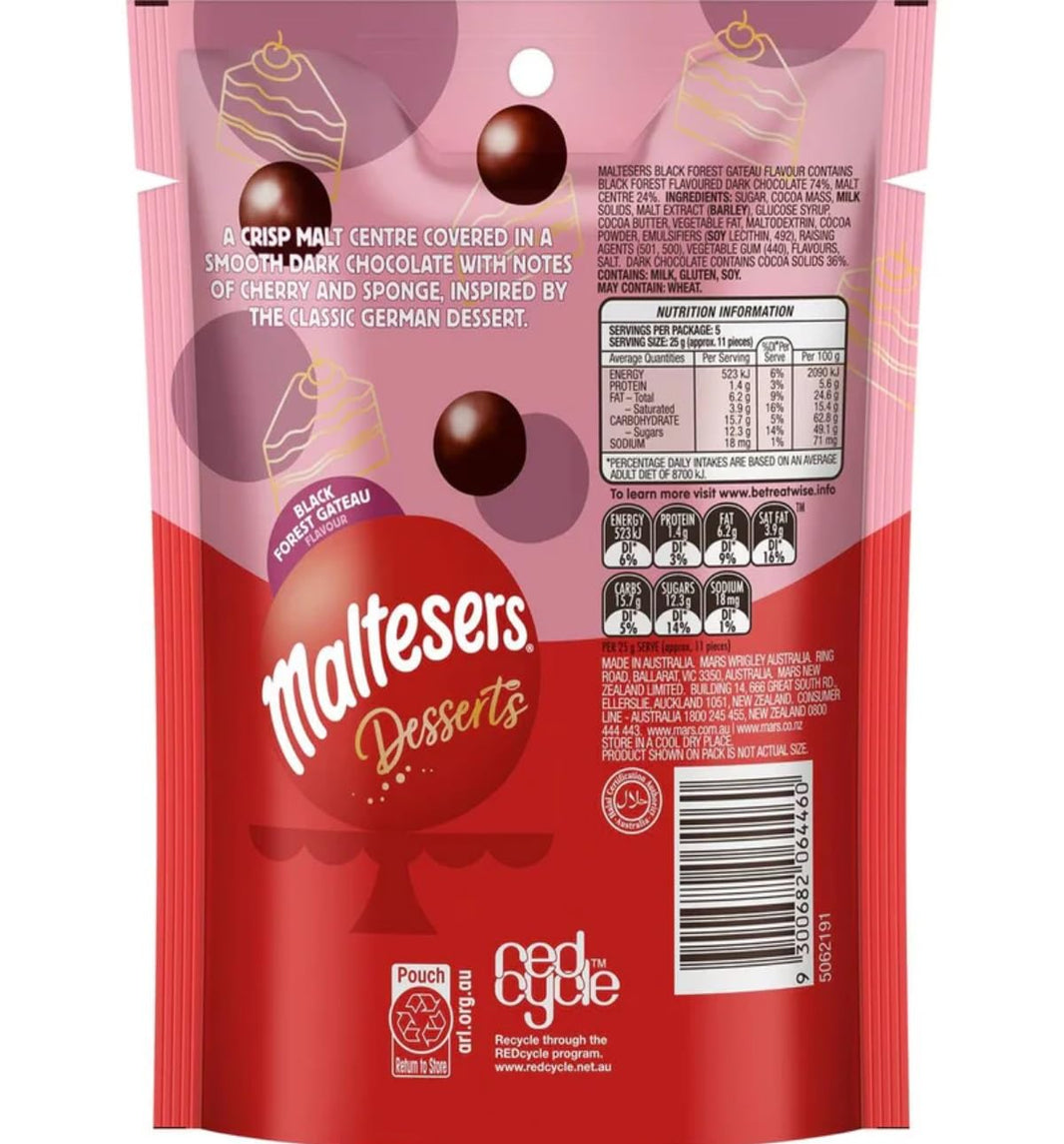 MALTESERS DESSERT BLACK FOREST GATEU