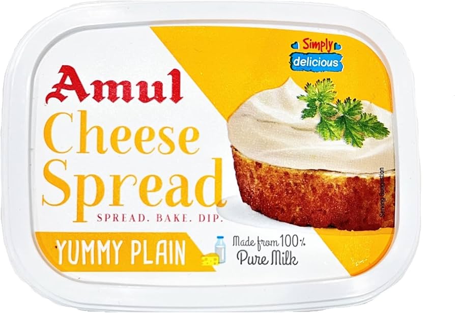 AMUL CHEESE SPREAD YUMMY PLAIN, 200GM